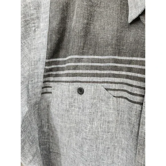 Harley Davidson Men's Casual Button Down Gray size 2XL made in India Used - Picture 5 of 6